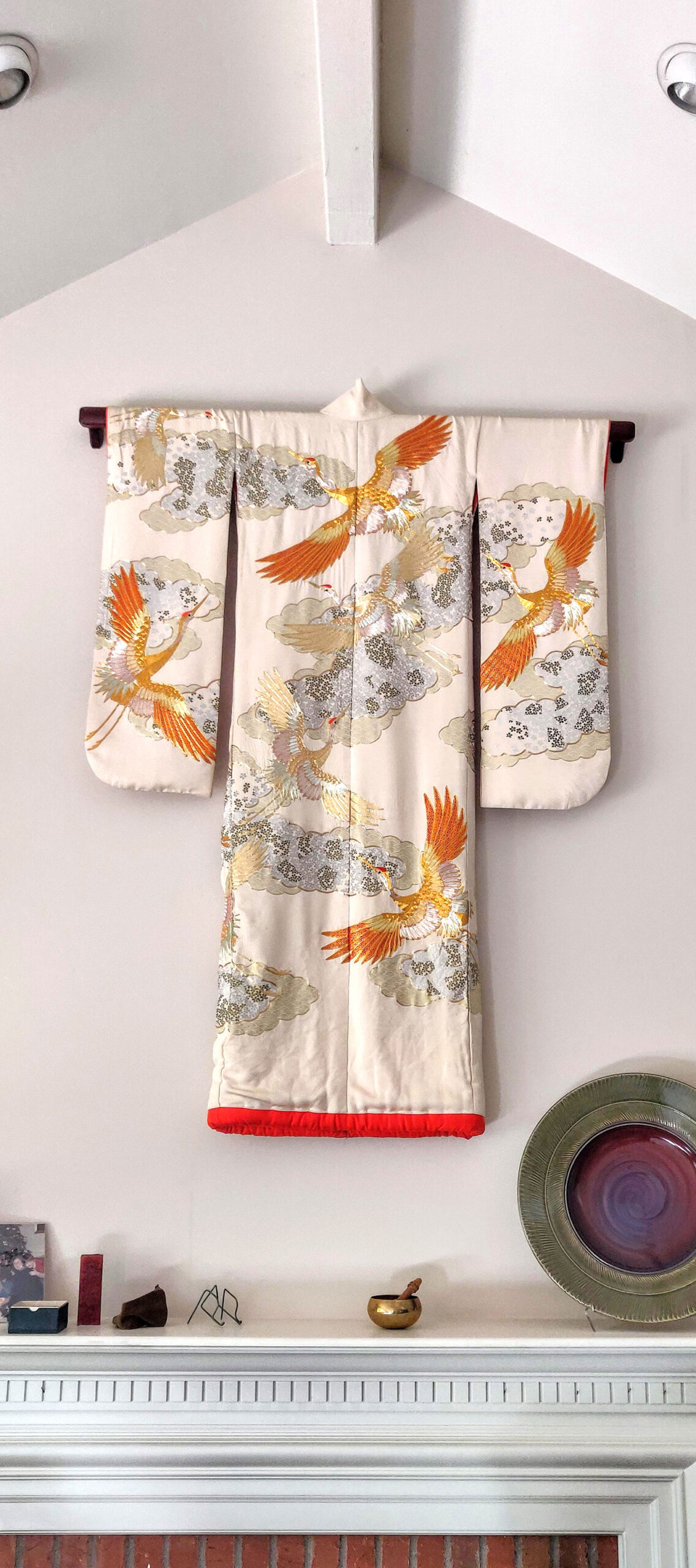 Kimono on display
